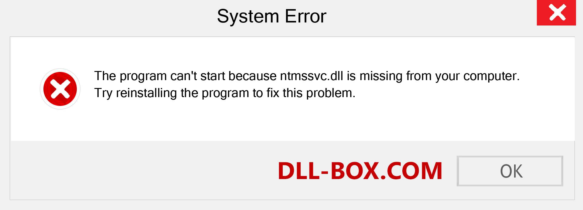  ntmssvc.dll file is missing?. Download for Windows 7, 8, 10 - Fix  ntmssvc dll Missing Error on Windows, photos, images
